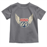 Vintage Route 69 Highway Road Trip Sign Toddler T Shirt