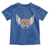 Vintage Route 69 Highway Road Trip Sign Toddler T Shirt