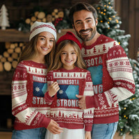 Minnesota Strong Ugly Christmas Sweater MN State Pride Community Resistance