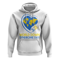 World Down Syndrome Day March 21 World Heart Hoodie