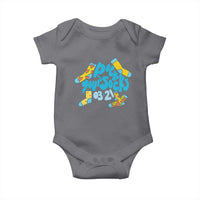 Rock Your Socks Baby Onesie Down Syndrome Awareness March 21