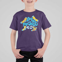 Rock Your Socks T Shirt For Kid Down Syndrome Awareness March 21