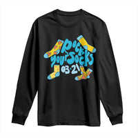 Rock Your Socks Long Sleeve Shirt Down Syndrome Awareness March 21