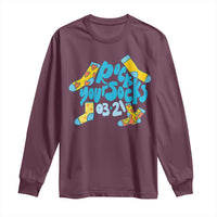 Rock Your Socks Long Sleeve Shirt Down Syndrome Awareness March 21
