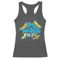 Rock Your Socks Racerback Tank Top Down Syndrome Awareness March 21
