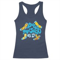 Rock Your Socks Racerback Tank Top Down Syndrome Awareness March 21