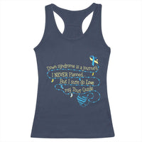Down Syndrome Awareness Racerback Tank Top Down Syndrome Is A Journey I Never Planned