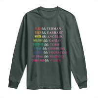 National Women's History Month Long Sleeve Shirt Lead Like Tubman Challenge Like Parks