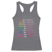 National Women's History Month Racerback Tank Top Lead Like Tubman Challenge Like Parks
