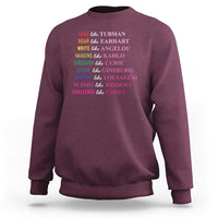 National Women's History Month Sweatshirt Lead Like Tubman Challenge Like Parks
