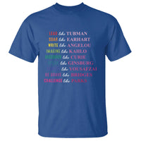 National Women's History Month T Shirt Lead Like Tubman Challenge Like Parks