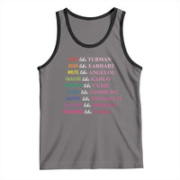 National Women's History Month Tank Top Lead Like Tubman Challenge Like Parks
