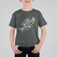 World Down Syndrome Day Made With A Little Extra T Shirt For Kid March 21 DNA Flower