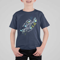 World Down Syndrome Day Made With A Little Extra T Shirt For Kid March 21 DNA Flower