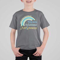 Down Syndrome Awareness T Shirt For Kid Imagine A Rainbow With An Extra Color