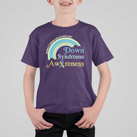 Down Syndrome Awareness T Shirt For Kid Imagine A Rainbow With An Extra Color
