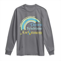 Down Syndrome Awareness Long Sleeve Shirt Imagine A Rainbow With An Extra Color