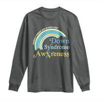 Down Syndrome Awareness Long Sleeve Shirt Imagine A Rainbow With An Extra Color