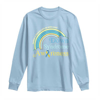 Down Syndrome Awareness Long Sleeve Shirt Imagine A Rainbow With An Extra Color
