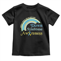 Down Syndrome Awareness Toddler T Shirt Imagine A Rainbow With An Extra Color