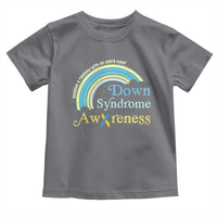 Down Syndrome Awareness Toddler T Shirt Imagine A Rainbow With An Extra Color