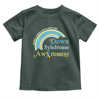 Down Syndrome Awareness Toddler T Shirt Imagine A Rainbow With An Extra Color
