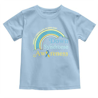 Down Syndrome Awareness Toddler T Shirt Imagine A Rainbow With An Extra Color