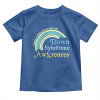 Down Syndrome Awareness Toddler T Shirt Imagine A Rainbow With An Extra Color