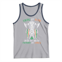 Viking By Blood Irish By Birth Patriot By Choice Tank Top Irish Viking Axes Celtic Knot