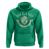 Ireland Erin Go Bragh Est 1922 Hoodie Irish Pride Vintage Harp