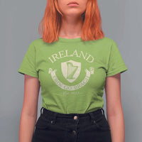 Ireland Erin Go Bragh Est 1922 T Shirt For Women Irish Pride Vintage Harp