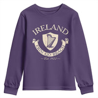 Ireland Erin Go Bragh Est 1922 Youth Sweatshirt Irish Pride Vintage Harp