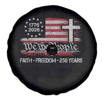 Faith Freedom 250 Years Spare Tire Cover Christian USA 250th Anniversary