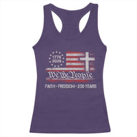 Faith Freedom 250 Years Racerback Tank Top Christian USA 250th Anniversary