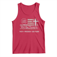 Faith Freedom 250 Years Tank Top Christian USA 250th Anniversary