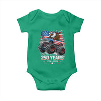 USA 250th Anniversary 250 Years 1776 2026 Monster Truck Eagle Baby Onesie