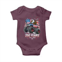 USA 250th Anniversary 250 Years 1776 2026 Monster Truck Eagle Baby Onesie