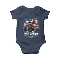 USA 250th Anniversary 250 Years 1776 2026 Monster Truck Eagle Baby Onesie
