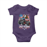 USA 250th Anniversary 250 Years 1776 2026 Monster Truck Eagle Baby Onesie