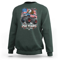 USA 250th Anniversary 250 Years 1776 2026 Monster Truck Eagle Sweatshirt