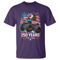 USA 250th Anniversary 250 Years 1776 2026 Monster Truck Eagle T Shirt