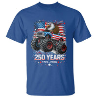 USA 250th Anniversary 250 Years 1776 2026 Monster Truck Eagle T Shirt