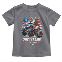 USA 250th Anniversary 250 Years 1776 2026 Monster Truck Eagle Toddler T Shirt