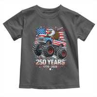 USA 250th Anniversary 250 Years 1776 2026 Monster Truck Eagle Toddler T Shirt
