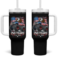 USA 250th Anniversary 250 Years 1776 2026 Monster Truck Eagle Tumbler With Handle