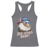 250th Anniversary USA 250 Years Baby Bald Eagle Racerback Tank Top