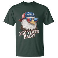 250th Anniversary USA 250 Years Baby Bald Eagle T Shirt