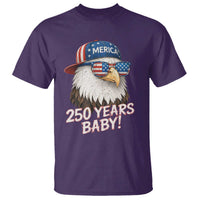 250th Anniversary USA 250 Years Baby Bald Eagle T Shirt