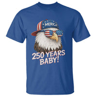 250th Anniversary USA 250 Years Baby Bald Eagle T Shirt