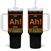 Ah The Element Of Surprise Tumbler With Handle Chemistry Science Humor Retro Periodic Table